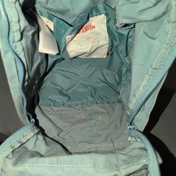 Fjallraven Kanken Mini Backpack Turquoise Teal School Hiking Everyday Outdoor ** - Picture 8 of 10